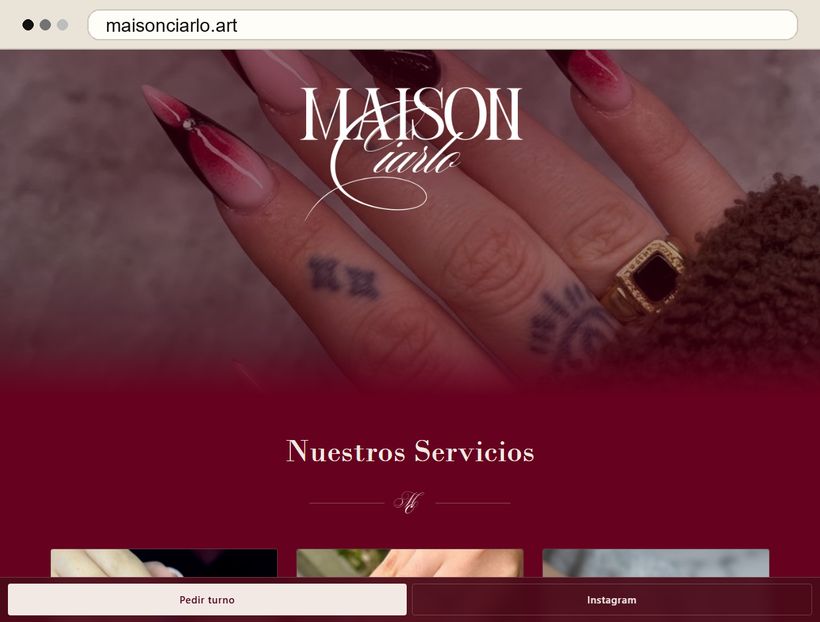Maison Ciarlo, salón de uñas